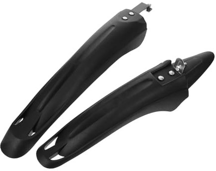 Milisten Mountainbike Schutzblech Satz 24-26 Zoll Robustes Kunststoff Schutzblech Vorne Hinten Verstellbar Schutz Vor Schmutz Und Spritzwasser Für Fahrräder
