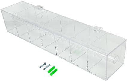 Transparenter Aufkleberrollenhalter, Zubehör für Etikettenspender, 410x90x90mm