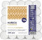 Horeca Candles - Candele Tealight Bianche - 8 Ore di Durata - Set da 200 Candeline Non profumate - Tea Light Piccole Rotonde - Lumini per Matrimonio, Decorazione, Gastronomia