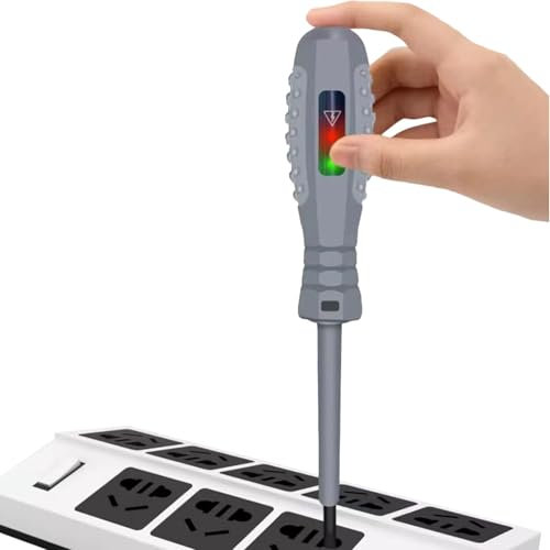 Penna per tester di circuito elettrico, rilevatore di elettricità per cacciavite - Tester per elettricisti sotto tensione | Rilevatore di tensione 24 V-250 V, cacciavite per tester magnetico, di indic