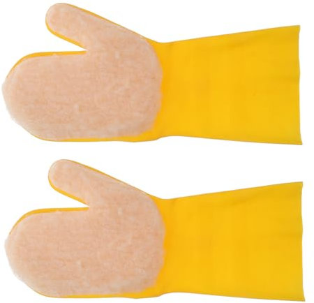 Gatuida 2 Pcs Pool Cleaning Warmth Retaining Waterproof Scrub Mitts for Swimming Pools Spa Hot Tubs Garden Pond