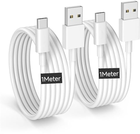 2 Pack Cables Tipo A a Tipo C 1m de Carga Rápida para Apple iPhone 17/16/15 | USB A a USB C [Apple MFi Certified], carga rápida para Samsung Galaxy S26/S25/S24/S23 Ultra, MacBook y iPad Pro