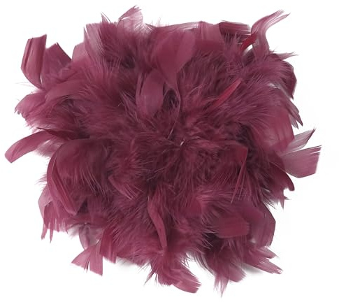 Baesics Spilla Piuma - Donna Soffice Piuma di Struzzo Spilla Stile Vintage Accessorio Cappello Sposa Matrimonio Festa Carnevale Fermaglio Capelli Fascinator per Blazer Vestito Giacca – Design Fiori