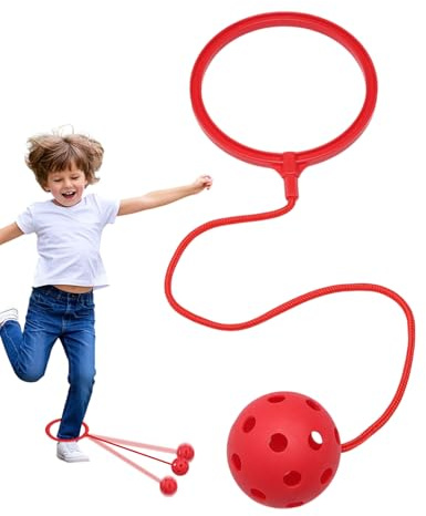 dewdat Knöchel Hüpfball - Aktivität mit Schwingball im Freien - Kinderspielaktivität mit für Kinder,für Schulpausen, Familienurlaub, Parkausflüge, Garten, Hinterhof,
