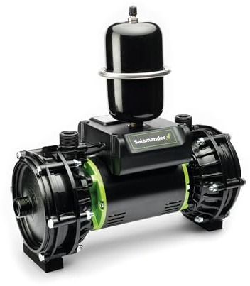 Salamander Pumps - Right Pumps RP75TU Shower Pump - 2.2 Bar Pressure - Twin End - Suitable for Any (+ or -) Gravity Fed Systems - Quiet Mark