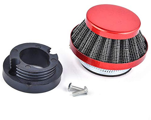 42MM Aluminium 2-Takt Super Pocket Bike Luftfilter-Upgrade-Kit Ersatz für Mini Dirt Bike ATV Quad Luftfilter Set 47cc 49cc