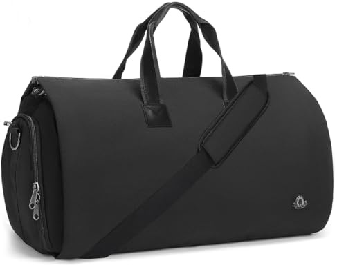 BUG Borse per indumenti, borsa per indumenti convertibile con tracolla, scomparto per scarpe, borse da viaggio da viaggio, borsone per indumenti 2 in 1, borsone per uomini e donne, borsa per il fine