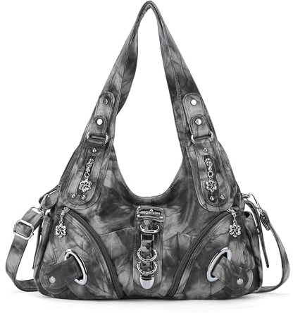 Angelkiss Hobo Geldbörsen und Handtaschen für Damen, Umhängetasche, groß, für den täglichen Gebrauch