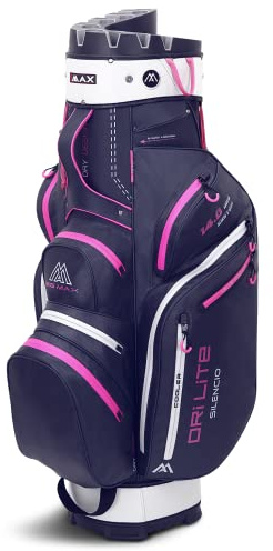 Big Max Sac de Golf Silencio 2 Cartbag Fuchsia, 14 Dividers, 11 Poches, Imperméable, Polyester ou Nylon, Unisex, Golfers en France