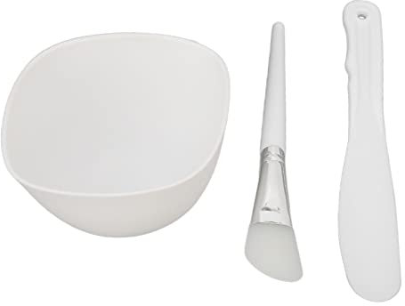 3-teiliges DIY-Maskenwerkzeug-Set, Leicht zu Reinigende Silikon-Maskenschüssel mit Maskenpinsel und Spachtel, Wiederverwendbare DIY-Masken-Mischwerkzeug-Sets für Den Schönheitssalon zu Hause, Praktisc
