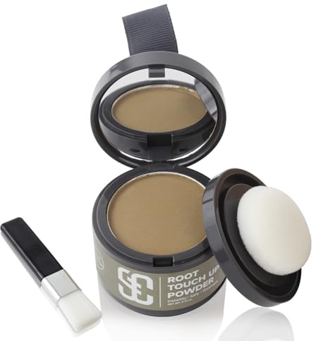 SOVONCARE Hairline Powder Instantly Gray Hair Coverage Touch Up Hair Root Cover Up Powder (2-Medium Blonde, 0.14 Ounce (Pack of 1))