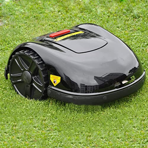 Tondeuse à gazon robot, tondeuse à gazon robot auto-chargeuse, adaptée aux pelouses jusqu'à 3600 mètres carrés, largeur de coupe 28 cm, contrôle APP, 12 options de langue, protection antivol,