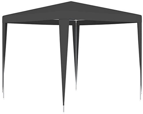 Gazebo Professionale,Gazebo terrazzo esterno Tenda giardino Vela ombreggiante Adatto per esterni, campeggio, giardino, terrazza 2.5x2.5 m Antracite 90 g/m²
