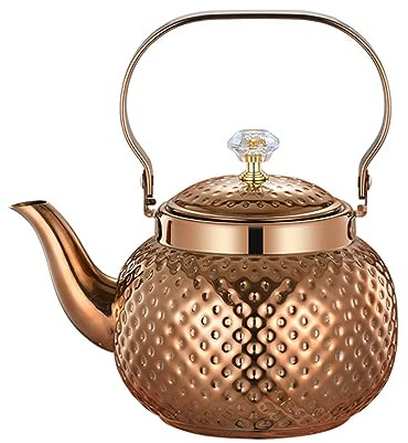 1600ml Théière en acier inoxydable, Style moderne, Bouilloire avec infuseur amovible - Parfait pour filtrer le thé ou d'autres thés de fruits