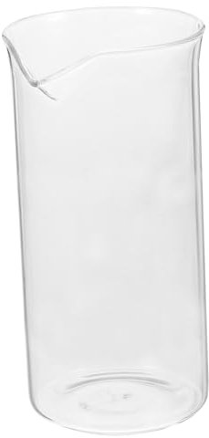 IMIKEYA Tasse De Rechange En Verre 350 Ml Pour Cafetière à Piston 6 Tasses, Verre Résistant Bec Verseur Long, Compatible Extraction Café Et Thé, Accessoire Remplacement Pour Usage Quotidien