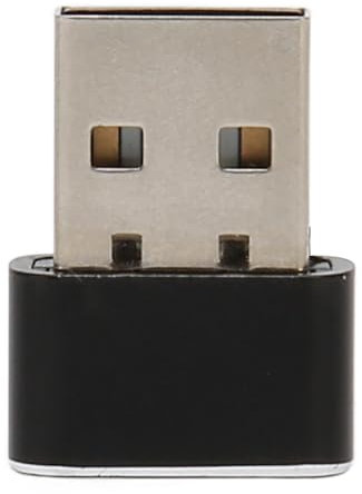 QANYEGN Mouse Mover USB, Porta USB per Computer Portatile, Piccolo Mouse USB Jiggler per Mantenere Sveglio Il PC Portatile(Nero)