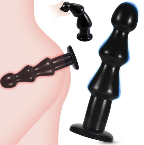 BDSMYOU 3.0 Analkugeln Anal Dildo,260mm Extra Dick Anal Plug Dildos mit 3 Anal Beads,Analplug für Frauen Männer XXL,Riesen Dildo Groß Buttplug Analdusche Analdehner,Sex Spielzeug für die Paare (L)