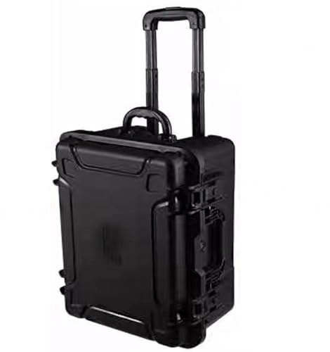 PISKGODSF 21 L x 16 W x 10 H Large Hard Case with Foam, Portable Rolling Hard Case with Wheels, Waterproof Shockproof Dustproof, Suitable for Cameras, Lenses, Camcorder, Instrument, Telescopes