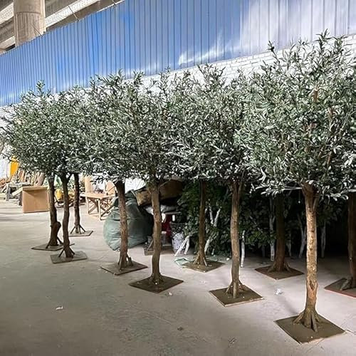 tylxayoxa Simulation Ficus-Baum, künstliche grüne Banyan-Bäume, gefälschter Baum, große Pflanzen for Wohnzimmer, Hotel, Einkaufszentrum, Dekoration(80cm)