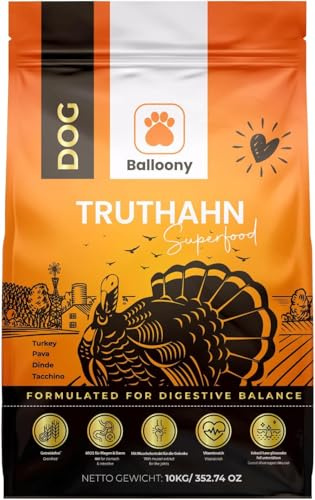 Getreidefreies Hundefutter trocken | Hypoallergen | Für Fell, Gelenke & Immunität | Truthahn & Kartoffel | Mit hohem Fleischanteil | Leicht verdaulich (3kg)