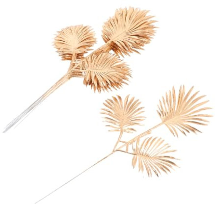 IMIKEYA Piante Artificiali Dorate Decorative in Plastica 10 Pezzi