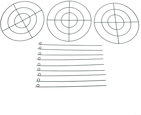 Lot de 3 supports en métal pour plantes grimpantes pour hortensias et fraises (type cercle)