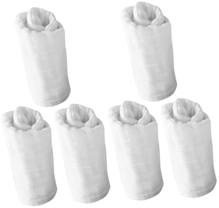 HEALSOPTHY 6pcs Pure Cotton Muslin Burp Cloths for Newborn Boys and Breathable Soft Washable Diapers and Reusable Pee Pads Multi-use Towels for Daily Care and Shower