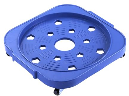 Roues de Seau, Peu encombrantes Pratiques, 32,5 x 31 x 2,7 cm, Poussette, Carafe à Bouteille d'eau, Design résistant aux intempéries, pour de Fleurs Maison, intérieur, extérieur, dortoir