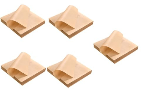 Toyvian 500 Feuilles Papier Absorbant Cuisine et Papier Résistant à L'huile Couleur Kaki Absorption D'huile Facile à Stocker pour Cuisson et Paniers à Snacks