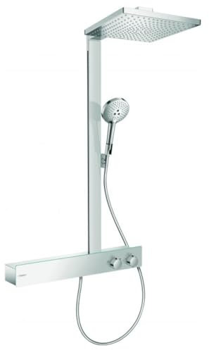 hansgrohe Raindance E Colonne de douche 300 1 jet EcoSmart 9 l/min avec mitigeur thermostatique ShowerTablet 600, chromé, 27364000