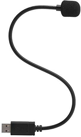 VBESTLIFE Microphone USB, Mini Micro Noir Portable, pour Ordinateur Portable PC