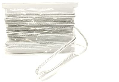 6 meter kontinuerlig dragkedja + 10 dragknappar i plast #5, dragkedja för sömnad och kläder, dragkedja för sömnad och kläder, dragkedja i meter, (6 meter, silver)
