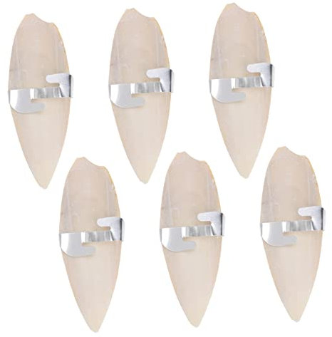 DOITOOL Pet Bite Sepiaschale Kauspielzeug Vogel Sepiaschale Backenzahn Für Papageien Hamster Chinchillas 6er Pack Mit