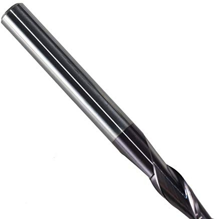 KXJSYL Tool Wolfram-Vollhartmetall 6 mm Kugelkopf Kegelschaftfräser Fräser CNC Kegel Holz Metall Fräser(R0.5-30.5-D6-TiAlN)