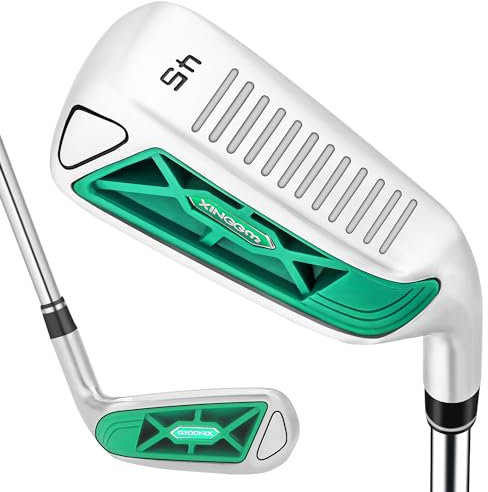 XINGGM Golfschläger für Herren, Golfschläger für Rechtshänder, 35/45/55/60 Grad Pitching Wedges 88,9 cm (grün, 45 Grad)