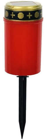 Lámpara Solar Para Cementerio - Lámpara Solar Conmemorativa, Lámpara Solar Para Lápida | Luz LED Sin Llama Para Tumba, Luces Conmemorativas Solares Sin Llama Impermeables Para Decoraciones De Jardín Y