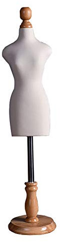 XINYUNFEI Schneiderpuppe Verstellbar Mini-Dressmakers Dummy-Famal, Schneider Manikins Puppe-Kleidform-Anzeigen, Einstellbare Höhe Puppenhaus-Zubehördekoration(1/2)