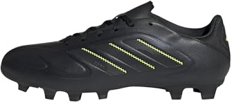 adidas Unisex COPA Pure III Club Firm Ground/Multi Ground Football Boots, core Black/DGH solid Grey/Lucid Lemon, 45 1/3 EU