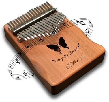 Loyajun Kalimba Thumb Plano 17keys Wooden Portable Finger Plano,Calimba,Musical Instuments Gift for Adults