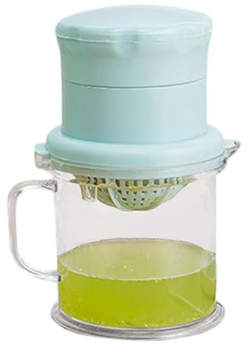 Manual Juicer, Citrus Juicer,Manual Juicer with Cup and Strainer | Portable Small Lemon Squeezer Kitchen Utensils Fruit Juicer for Home Kitchen