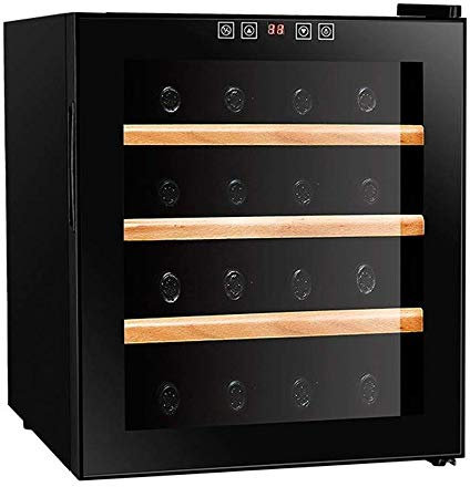 IUBGFTO Refrigerador Multifuncional para Bodega de Vino Independiente, iluminación LED de Almacenamiento a Temperatura Constante, Enfriador/Enfriador de Vino | encimera