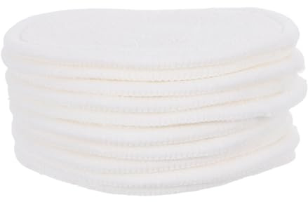 WOONEKY Almohadillas Desmaquillantes De Algodón Lavables Y Reutilizables, Suaves Y Delicadas, Para Limpieza Facial, Ideal Para Desmaquillar El Cuidado De La Piel, 10 Uds.