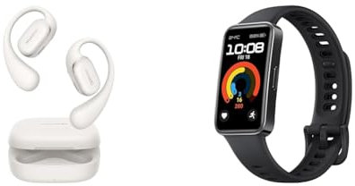 HUAWEI FreeArc écouteurs Ouverts, écouteurs sans Fil,+ Band 9 Noir Jusqu'à 28 h d'autonomie, Résistants à l'eau IP57, Ecouteurs pour Le Sport, Appels Ultra Stables, avec iOS, Android et Windows, Gris