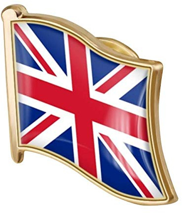 Länderflaggen-rückseite, Verschlussnadel, Verschluss, Anstecknadel, Abzeichen, Internationale Reisen, Großbritannien, Brosche, Metalllegierung, Souvenir-anstecknadel, Union , Kleine Anstecknadel
