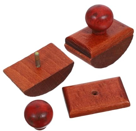 HAPINARY Holz Tintenabsorber Wippe Schnelltrocknendes Löschpapier Für Schreibtisch Kalligrafie Stempel Bürobedarf Natürlicher Tintenaufnahmewerkzeug 5X5X1.2 Zoll