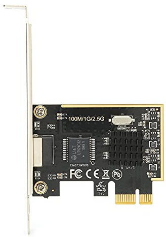 Jectse Gigabit Network Carte High Performance 2.5g 2500m PCIE Port Tellement pour RTL8125 Compatible avec Un Bureau Normal