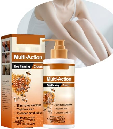 Bee Propolis Crème raffermissante hydratante pour le corps du visage naturel pour femme et homme avec extraits botaniques de gelée royale (1 pièce)