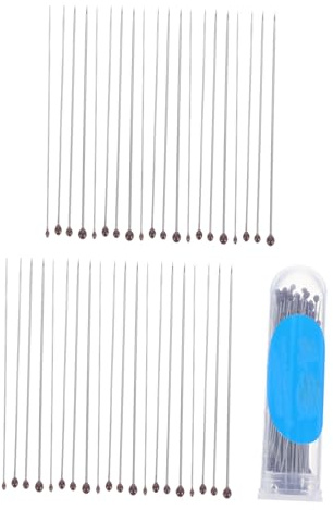 Healifty Lot de 300 Épingles à Insectes en Acier Inoxydable Boîtes Plastiques, Kit Entomologique pour École, Aiguilles de Spécimens pour Collection et Préparation Scientifique, Fournitures
