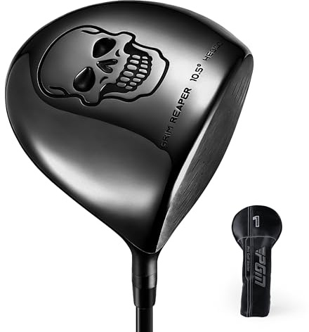 PGM Titanium Driver Golf Club for Men & Women, 460CC Ultra-Thin Face Titanium Driver (0.85+ COR), Loft Lightweight Graphite Shaft, Oversized Sweet Spot