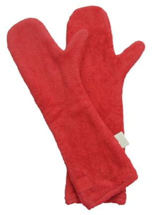 Hohopeti 1 Pair Absorbent Pet Grooming Gloves for Dogs and Horses, Water-Absorbing Cleaning Mitts for Drying Pet Paws, Suitable for Bathing and Paw Care, Color Random Random Color